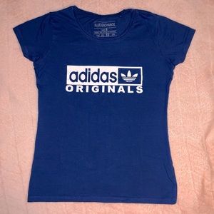 Adidas blue shirt